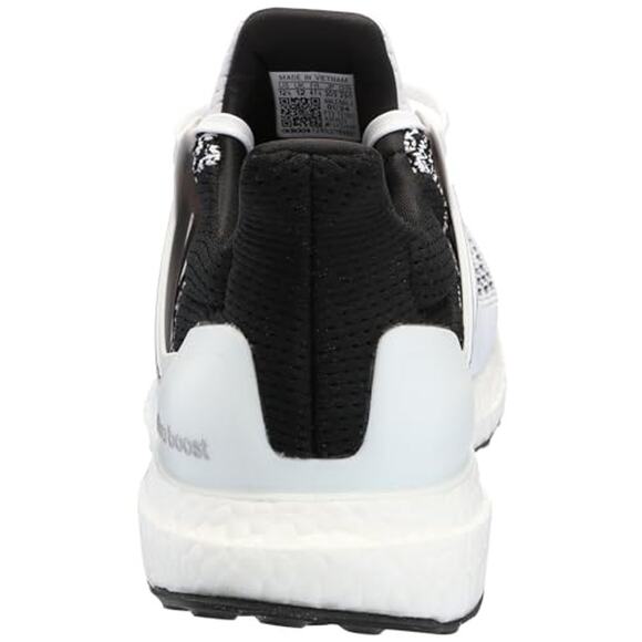 NWT adidas Men\'s Ultraboost 1.0 Sneaker, White/Black/Iron Metallic-SZ  7.5